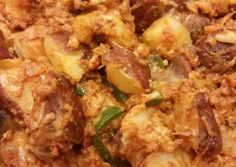 Steps to Prepare Homemade Chorizo Home Fries