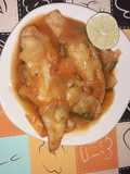 Filete de pescado en jugo de verduras (V8) Sin grasa