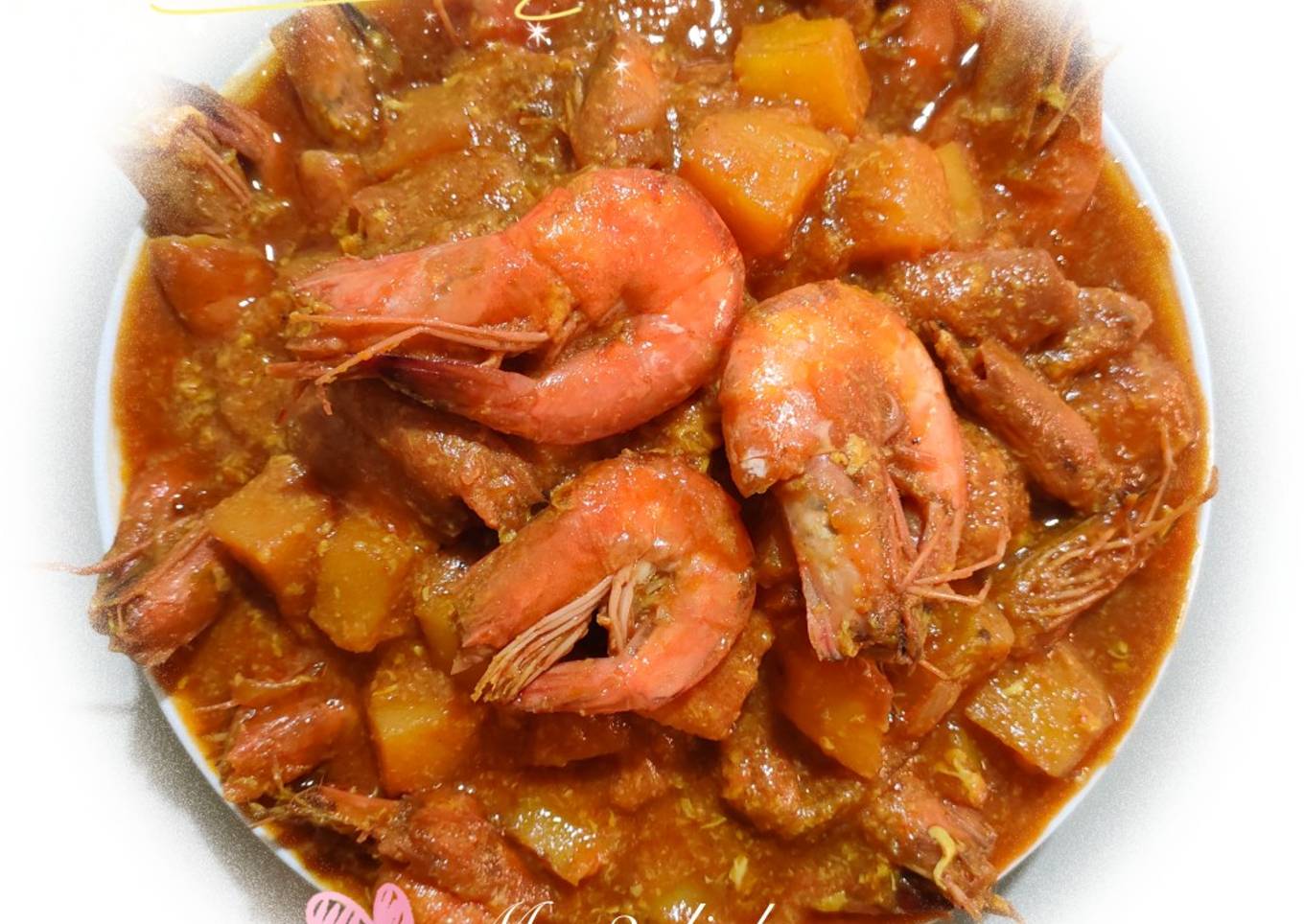 Udang Kentang cha Telor berbumbu