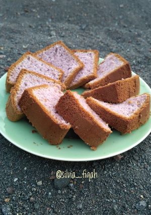 Foto resep Taro Chiffon Cake #14