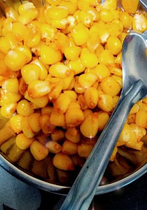 A picture of Masala sweet corn.