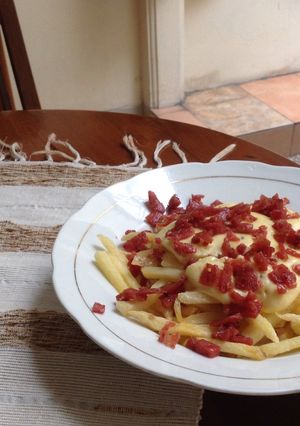Foto resep Cheese fried french with smoke beef ala anak rumahan