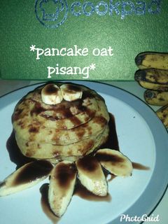 Foto resep *pancake oat pisang*