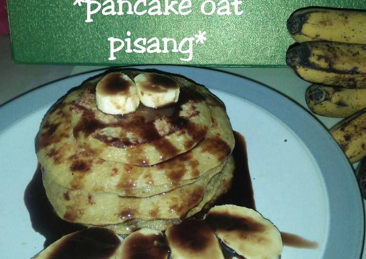 *pancake oat pisang*