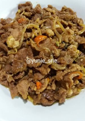 Foto resep Beef teriyaki ala2 aku😁
