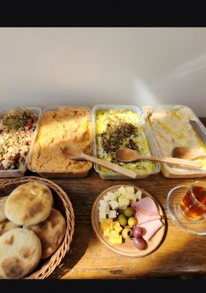 صورة لوصفة تعتيمة العيد (خلطة الأجبان)