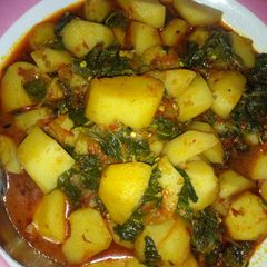 A picture of Jallof Irish potatoes.