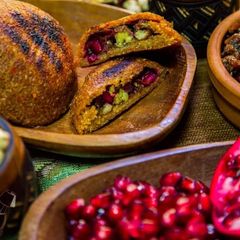 A picture of Abu_Amneh_vegetarian_Kibbeh.