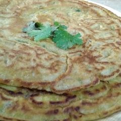Egg paratha A picture of Egg paratha.
