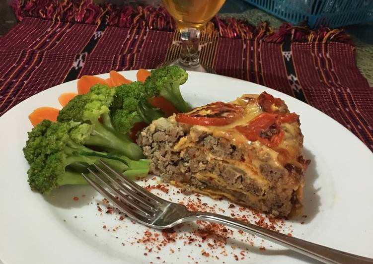 Beef lasagna keto #Ketopad_cp_baking #MasakItuSaya