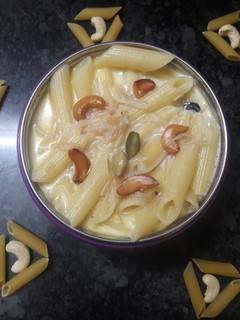 பாஸ்தா பாயாசம் (Pasta payasam recipe in tamil) செய்முறை முக்கிய புகைப்படம்