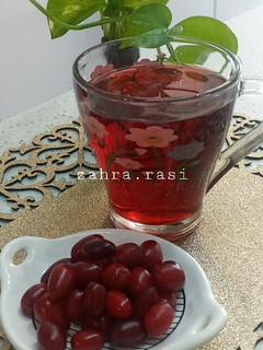 عکسی از دستور چای زغال اخته 😋😝