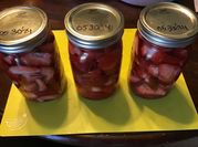 A picture of strawberry vodka