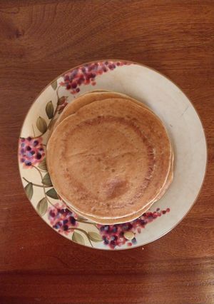 A picture of Eggless pancakes.