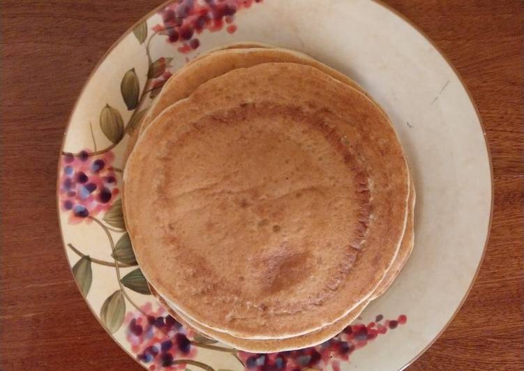 Recipe of Any-night-of-the-week Eggless pancakes