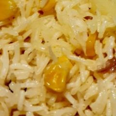 A picture of Sweet corn Pulao.