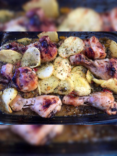 Una foto de Jamoncitos de pollos al horno