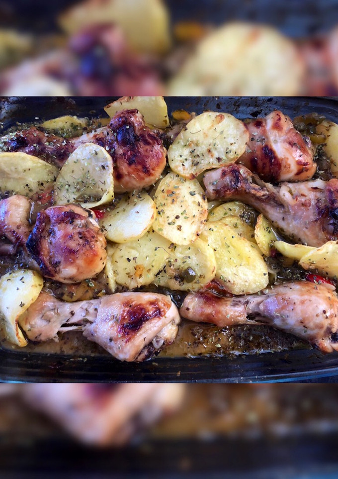 Una foto de Jamoncitos de pollos al horno