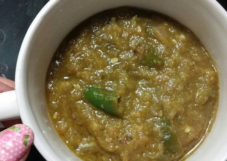Sambal Ijo Padang versi Halus