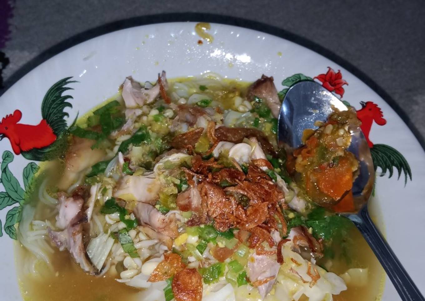 Soto ayam ala rumahan