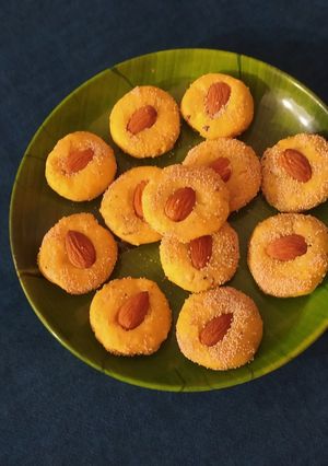 A picture of Milk peda.