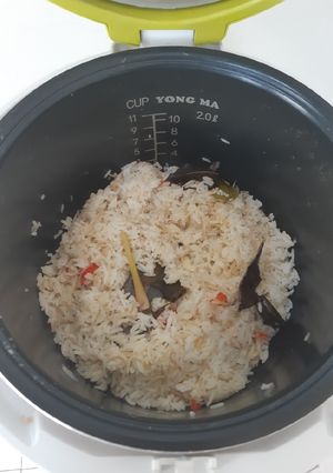 Foto resep Nasi liwet rice cooker