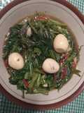 Tumis kangkung telur puyuh
