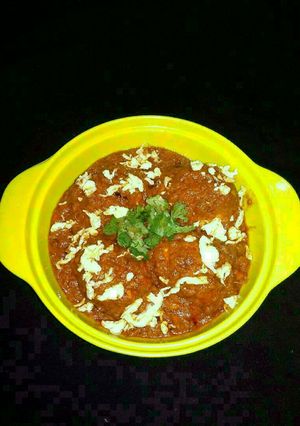 A picture of Egg hyderabadi masala.