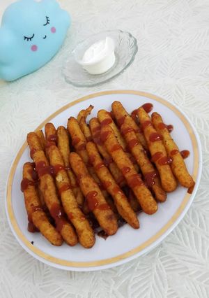 صورة لوصفة اصابع البطاطا المقرمشة