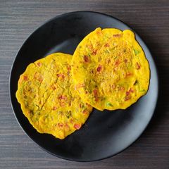 Besan Oats Chilla A picture of Besan Oats Chilla.