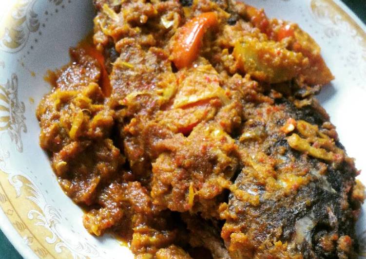 Resep Ikan Mas sambal betutu Anti Gagal