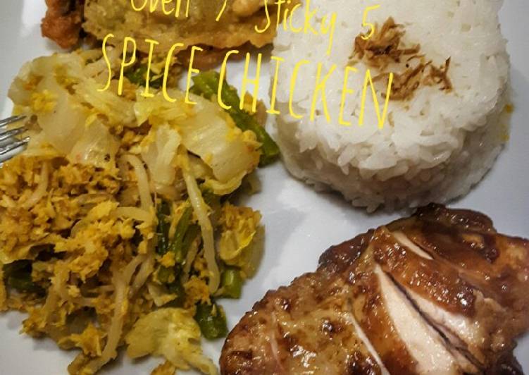 Cara Gampang Membuat Ayam Ngo Hiong Oven / Sticky 5 Spice Chicken Anti Gagal