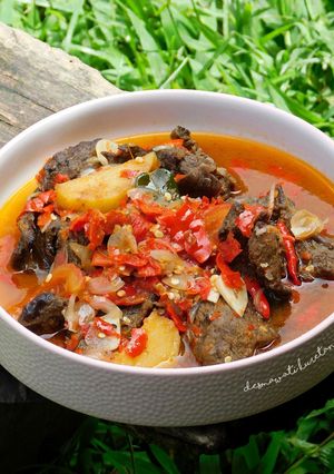 Foto resep Dendeng Bakuah Khas Minang