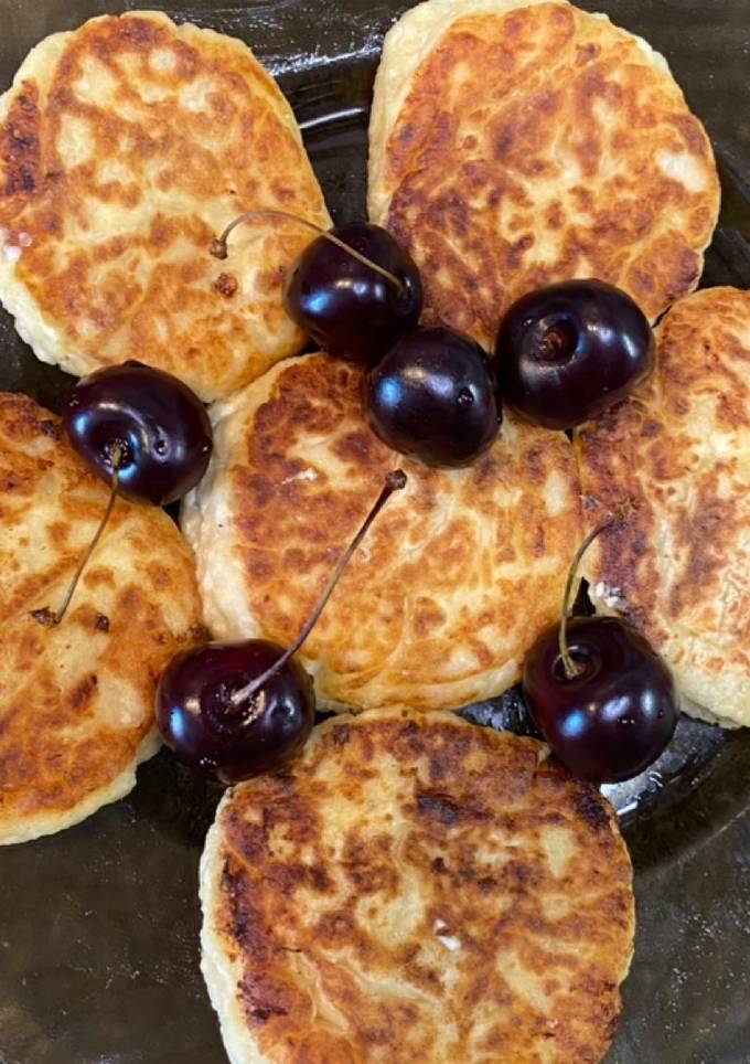 Бананові сирники з манкою🥞