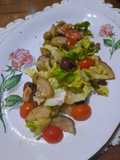 Cogollo de lechuga en ensalada