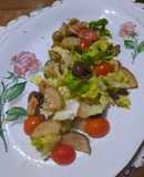 Cogollo de lechuga en ensalada