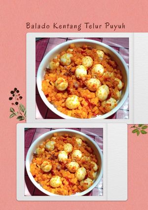 Foto resep Balado Kentang Telur Puyuh