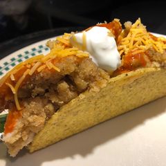 A picture of Quick and Easy Spicy Chicken Strip Tacos.