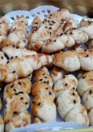 O poză a rețetei Fursecuri răsucite sărate.