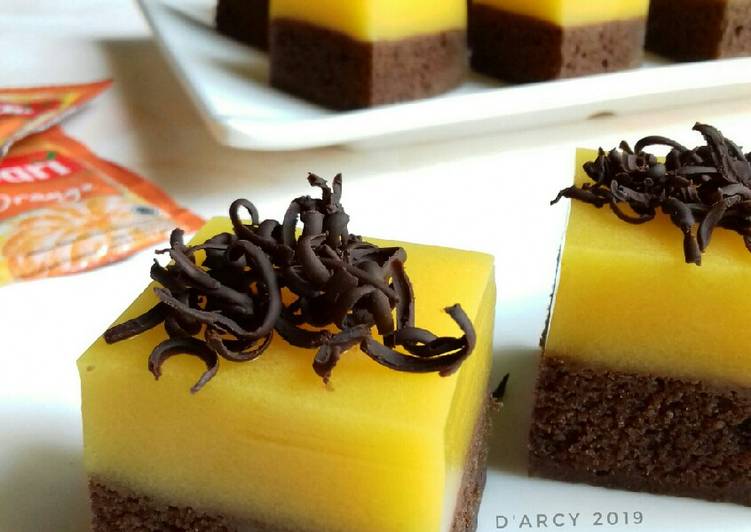 48 - Puding Cake Orange Choco foto resep utama
