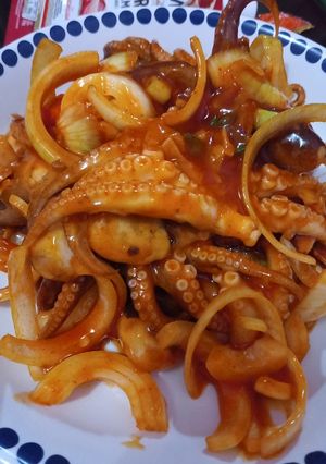 Foto resep Baby Octopus Saus Korea