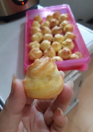 Foto resep Soes mini vla durian