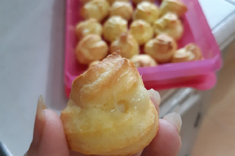 Cara Buat Soes mini vla durian Untuk Jualan