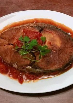 Hình của món Cá thu sốt cà chua.