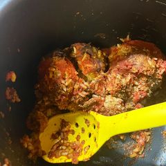 A picture of Rice & Beef Porcupines.