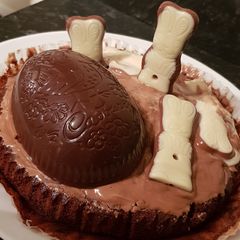 A picture of Easter brownies.