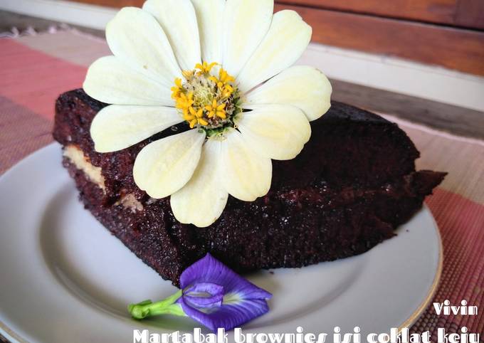 Resep Martabak brownies isi coklat keju Anti Gagal