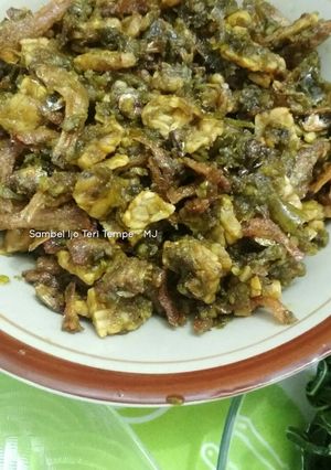 Foto resep Sambel Ijo Teri Tempe