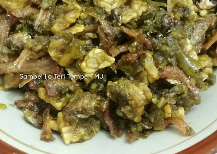 Sambel Ijo Teri Tempe