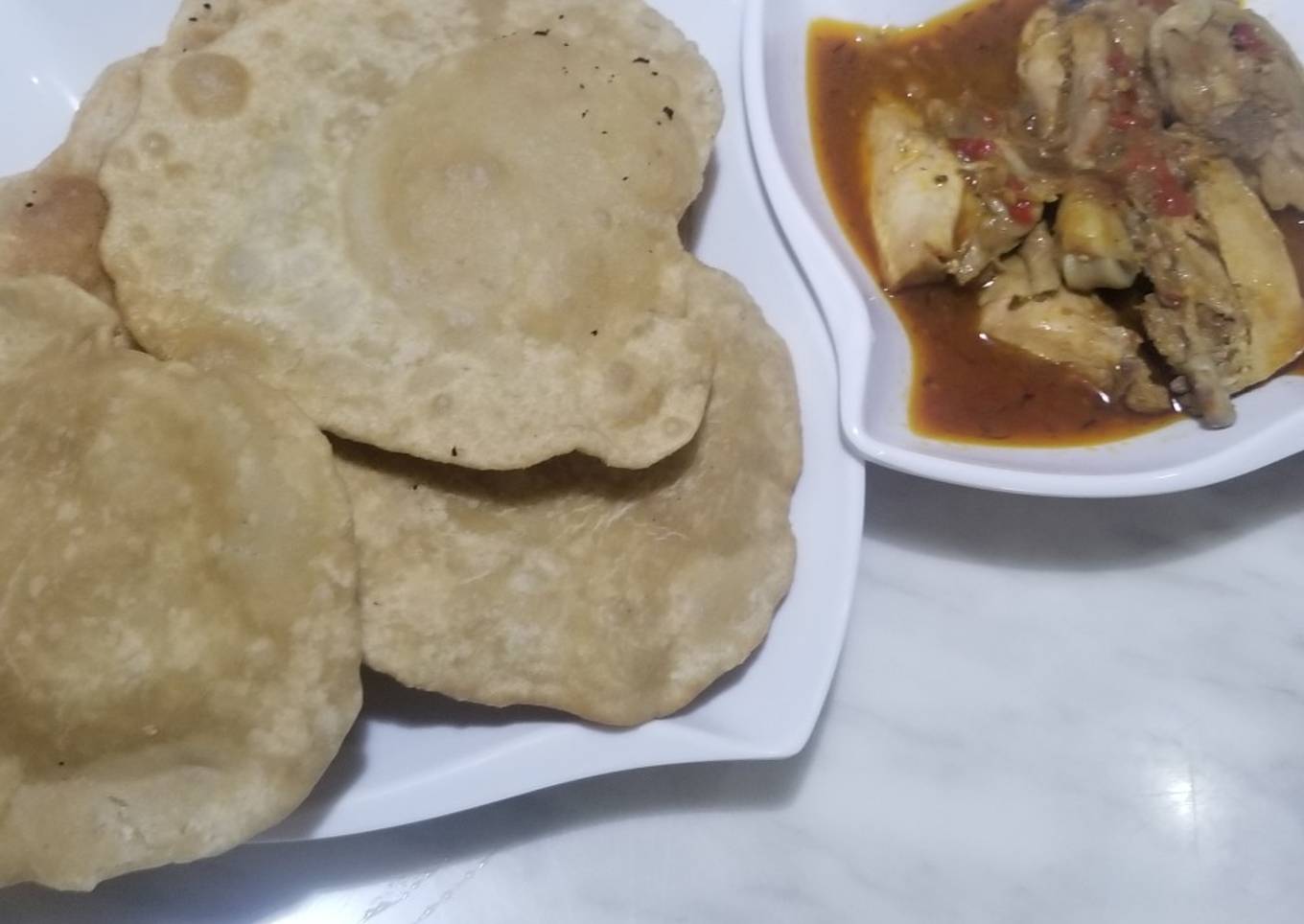 Patera with chicken soup